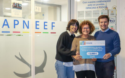 APNEEF receives the solidarity proceeds from the Santa Eulària Ibiza Marathon